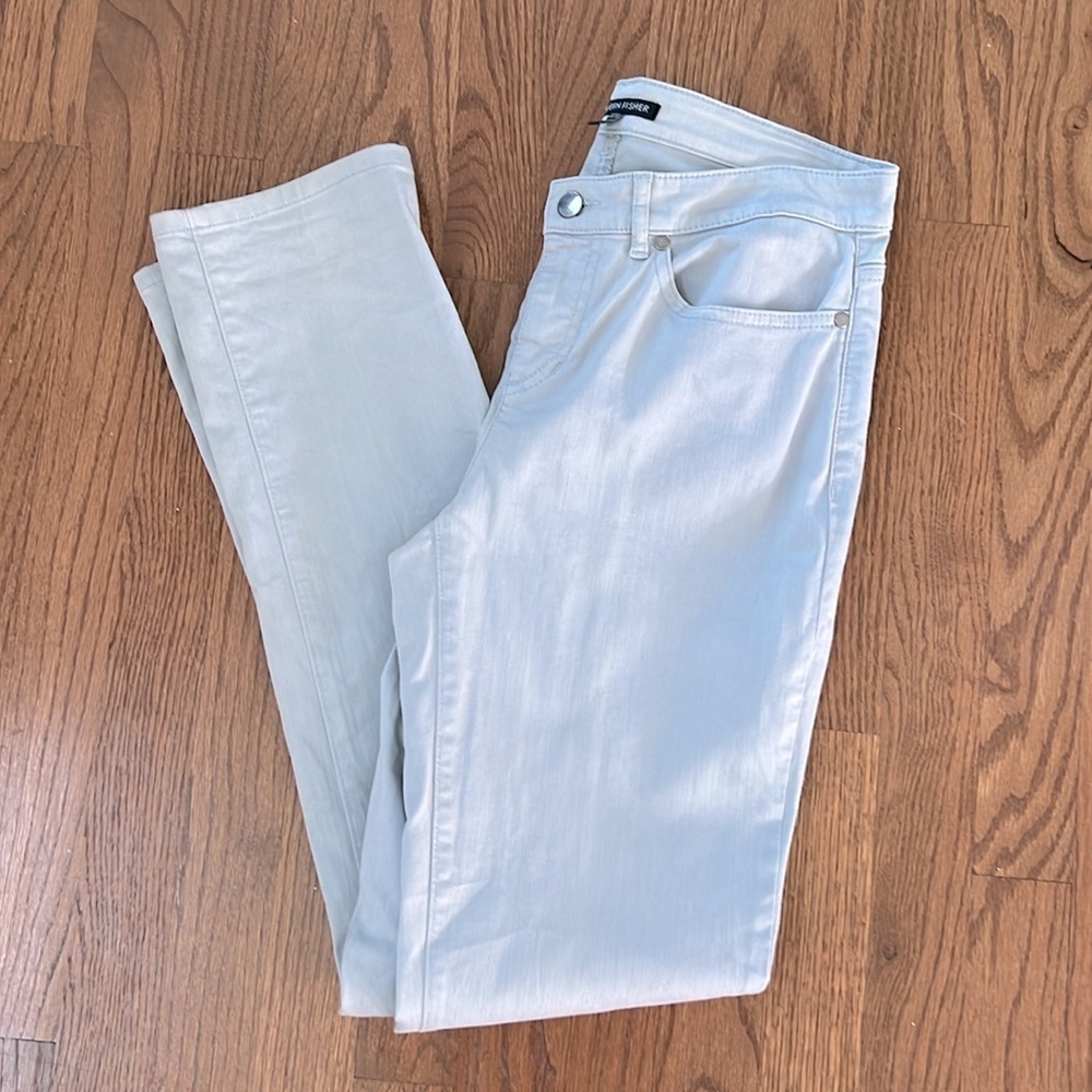 Eileen Fisher Gray Organic Cotton Stretch Jeans size 4